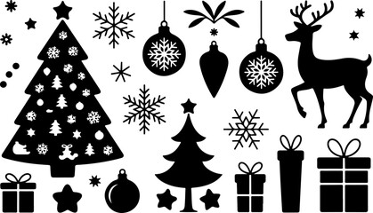 Christmas Ornament Vector Set