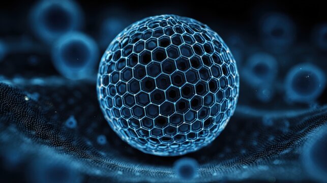 blue sphere honeycomb network design
