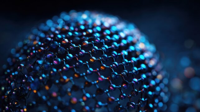 iridescent spheres network structure