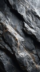 Dark textured stone surface with intricate patterns and lines suitable for background or design purposes