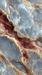 Beautifully layered blue and brown stone with natural textures and patterns found in geological formations