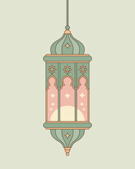 Decorative Islamic Lantern Design