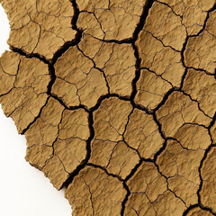 Dry earth surface close-up

