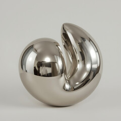 two silver rings on white