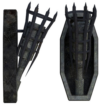 wall hanging fire torch