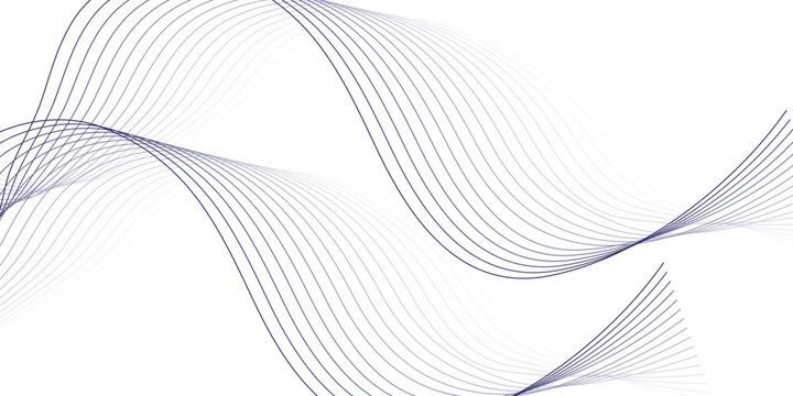 Minimal Abstract grey Wave Design with Smooth Flowing Lines and Gradient Curves &ndash; Perfect for UI Design, Presentations, and Branding Templates
