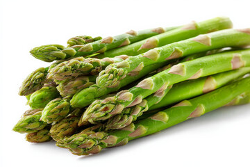 asparagus on white background