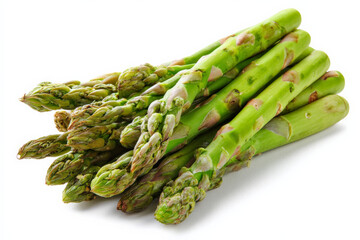asparagus on white background