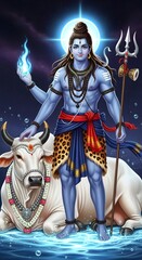 Shiva mahadev images hd wallpaper hindu god shankar bholenath photos lord shiva with nandi bull