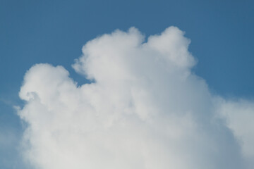 Cloudy sky background. texture of clouds and blue sky. Photo of the real sky
