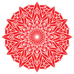 Intricate Mandala Vector Art – Geometric Circular Pattern for Meditation, Decoration, and Desig