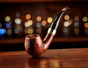 handcrafted smoking pipe for tobacco enthusiasts