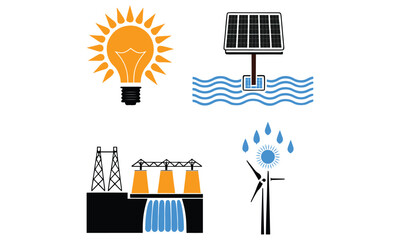 Renewable Energy Icons
