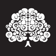 vector illustration of an abstract tree