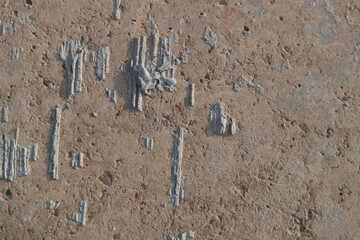 Concrete texture. Textured texture of concrete and plaster. Wall with rough texture. Old concrete