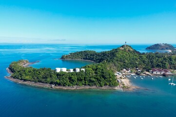 Crater, Landscape in Ambatoloaka, Nosy Be, Madagascar – Aerial View
