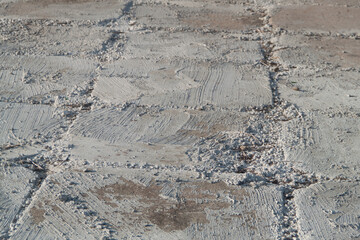 Concrete texture. Textured texture of concrete and plaster. Wall with rough texture. Old concrete
