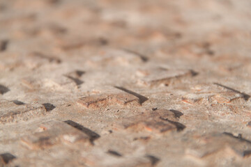 Rusty old metal texture. Abstract art picture.