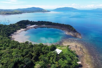 Crater, Landscape in Ambatoloaka, Nosy Be, Madagascar – Aerial View