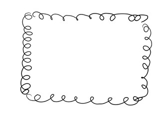 The frame is black and white in grunge style