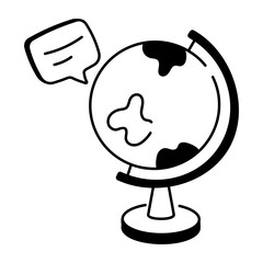 A hand drawn style icon showing pager
