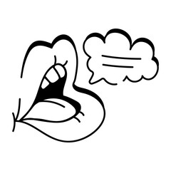 A hand drawn style icon showing pager
