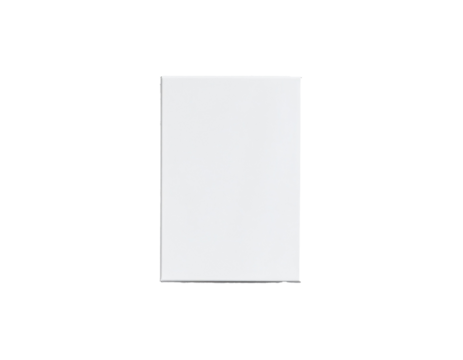 Craft packaging mockup isolated on white background, showcasing design concept, product presentation, branding, minimalistic style, clean layout, packaging template, realistic shadows, professional di