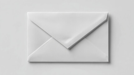 envelope on white background