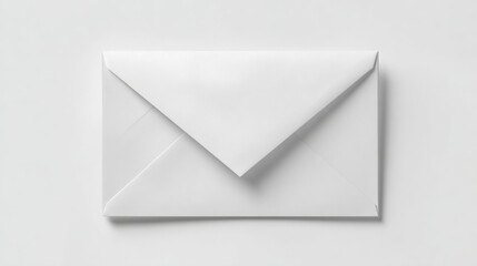 envelope on white background