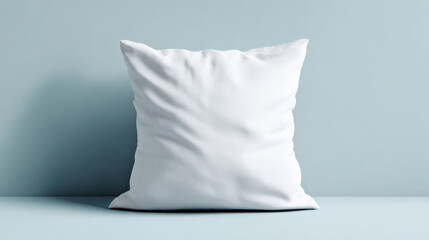 white pillow on a white background