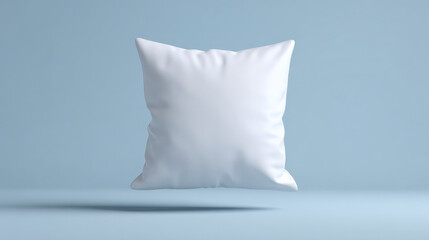 white pillow on a white background