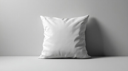 white pillow on a white background