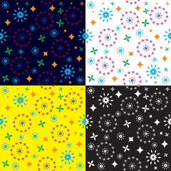 Boho Style Seamless Background pattern 5000px high regulation and printable