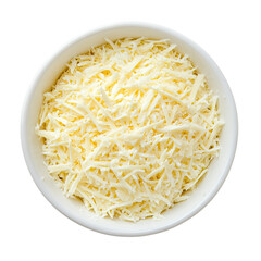 Close-Up Shot of Whisk Mixing Eggs with Grated Cheese and Seasoning in a Bright Kitchen Setting