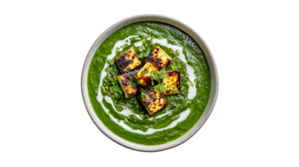 Palak Paneer Indian Cuisine Green Curry Dish Food Photography