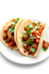 Flavor-Packed Tacos with Fresh Veggies and Shredded Meat | Ultimate Taco Feast