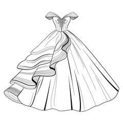 This is a ball gown