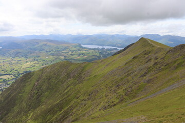 Fototapeta premium Lake district national park England, north lakes fells