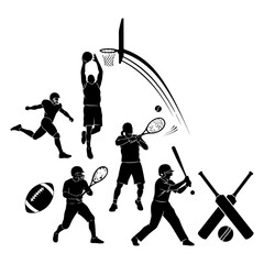 Silhouette of a Man Wearing a Suit and Tie Standing male person