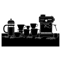 Silhouette of a Woman Wearing a Scarf and Holding a Bag person female