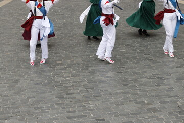 Basque folk dance exhibition