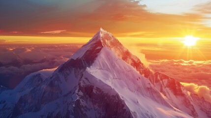 sunrise over mountain peak symbolizing fresh opportunity