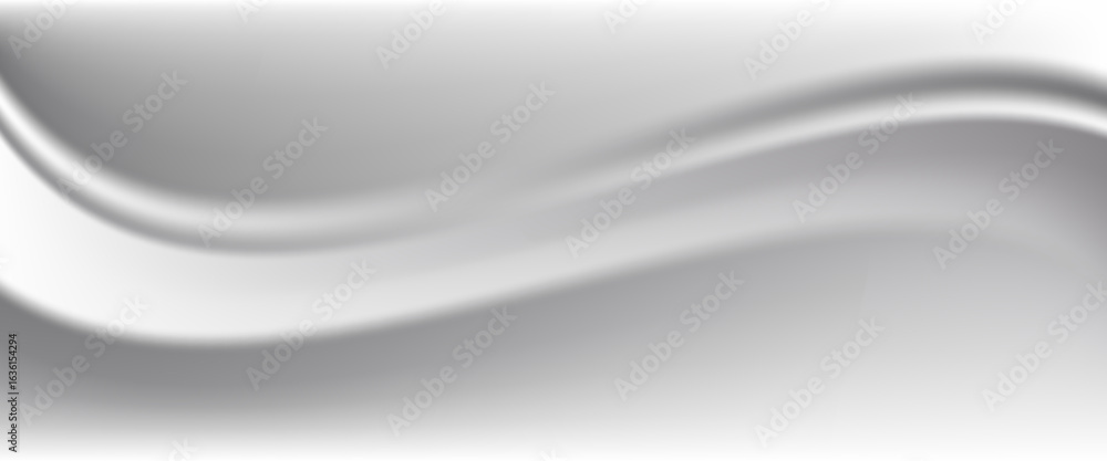 Poster silver foil background with metal mirror texture. chrome gradient surface with light gloss. vector a