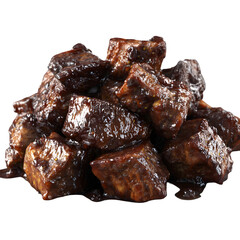 Delicious chunks of tender beef coated in rich, savory sauce, perfect for a hearty meal