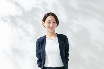 笑顔のビジネスウーマン