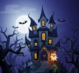 Dark Gothic Fantasy Art with Mysterious Atmosphere