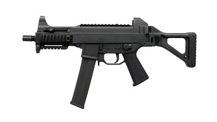 Heckler & Koch UMP Submachine Gun &ndash; Transparent PNG Side View
