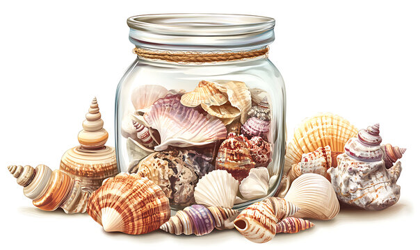 A collection of tropical beach travel elements and summer vacation scenes, perfect for commercial use and design assets.