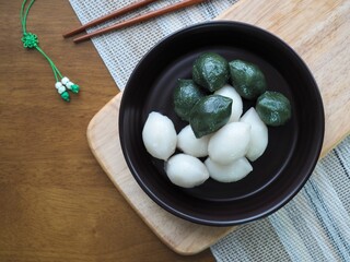 한국 전통음식 송편, 떡