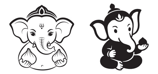 Obraz premium Ganesh Chaturdashi Festival Hindu Ritual Immersion Celebration